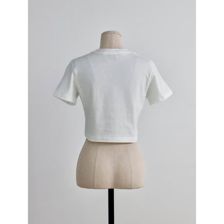 【NOKCHA × Lee Izumida】embroidery minimal tee/3colors_nt2574