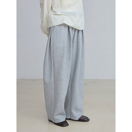 《予約販売》tuck oval sweat pants_np1207
