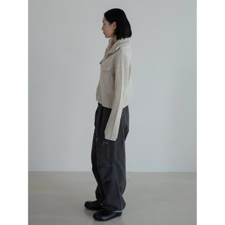 《予約販売》melange knit mannish cardigan/2colors_nt2233