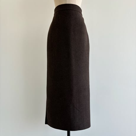 《予約販売》material warm long skirt/2colors_ns0087