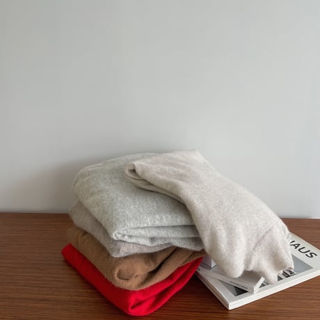 《予約販売》mock neck quality knit/5colors_nt1175