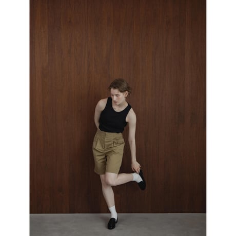 - AUTHENTIC series - chino half pants/2colors_an0043
