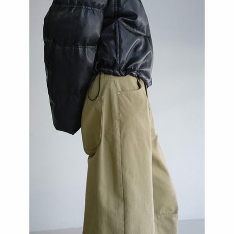 《予約販売》cocoon cotton pants/2colors_np1196
