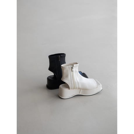 《予約販売》open toe boots/2colors_na0635