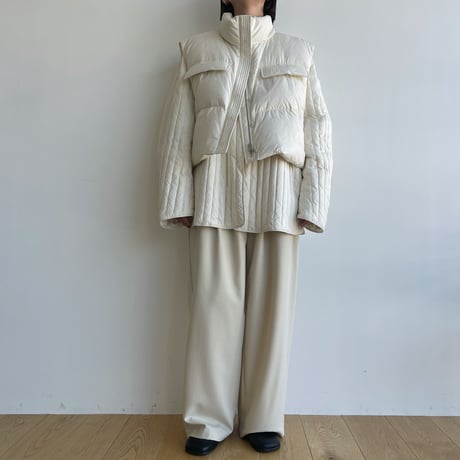 【nokcha original】2set down jacket/white_no0308
