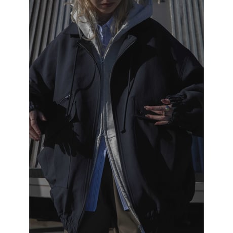 - AUTHENTIC series - urban over jacket/deep navy(unisex)_an0004