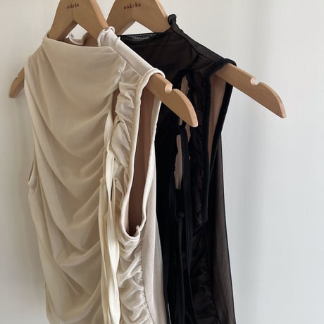 《予約販売》layered chiffon tank top/2colors_nt1770