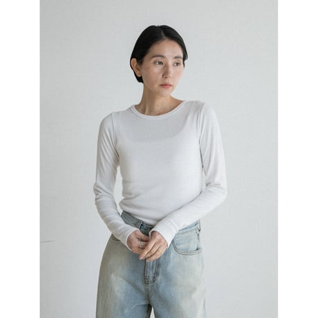 《予約販売》cover stitch back accent tops/3colors_nt2557