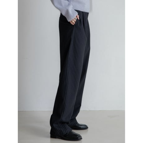 《予約販売》stripe mannish pants/2colors_np1065