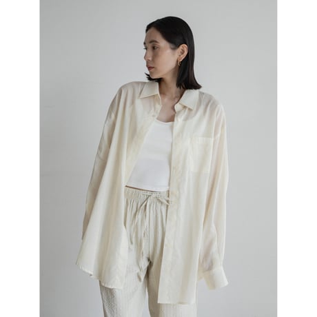 《予約販売》daily sheer over shirt/2colors_nb0309