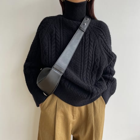 《予約販売》cable simply knit/3colors_nt1551