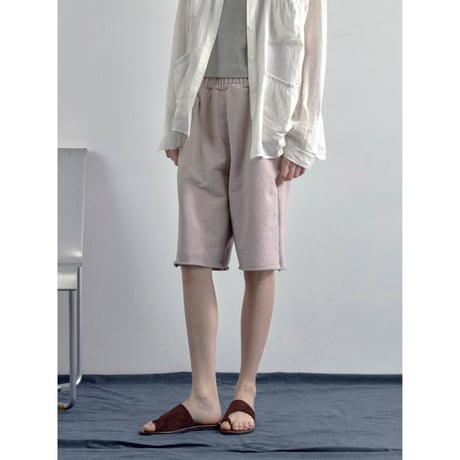 【NOKCHA original】ashed sweat harf pants/2colors_np1254