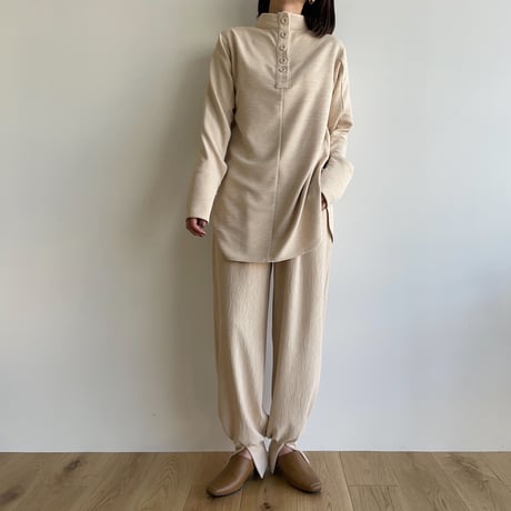 【nokcha original】2way jacquard blouse_nb0047