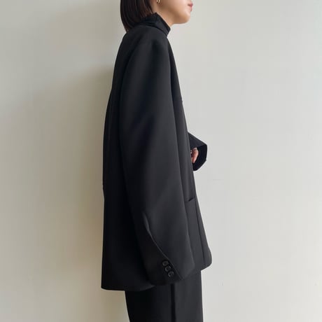 【nokcha original】mannish jacket/black_no0312