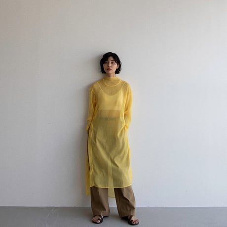 【nokcha original】slit sheer ops/2colors_nd0123