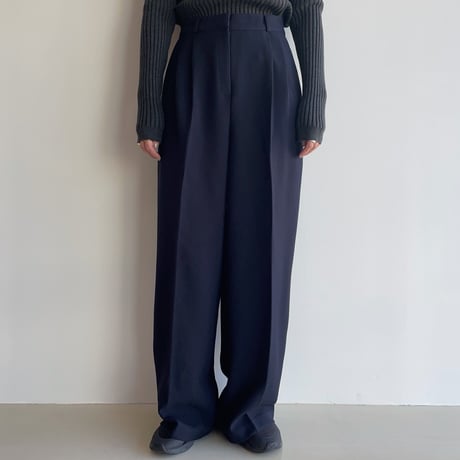 《予約販売》two tuck material wide pants/2colors_np0946