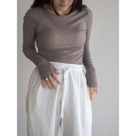 《予約販売》pattern jacquard pants/2colors_np0969
