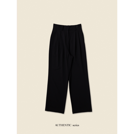 - AUTHENTIC series - material high pants/3colors_an0011