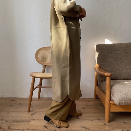 《予約販売》pocket long wool coat/2colors_no0139