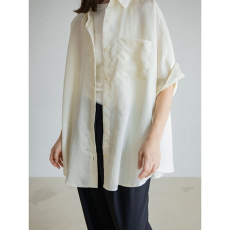 《予約販売》satin 2way shirt/2colors_nb0381