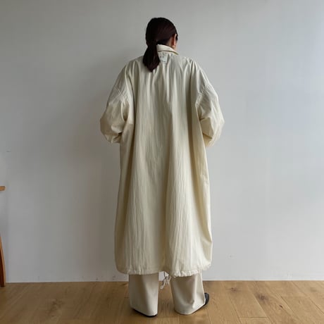 【nokcha original】s/s long coach jacket/ivory_no0285