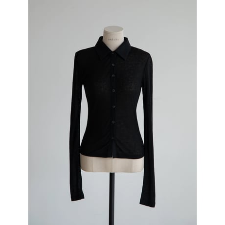 《予約販売》shirt like sheer tops/2colors_nt2259