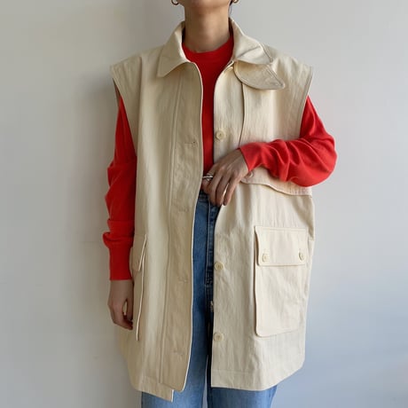 【nokcha original】2way mannish jacket/ivory_no0277