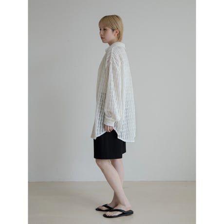 《予約販売》crochet knit over shirt_nt2296