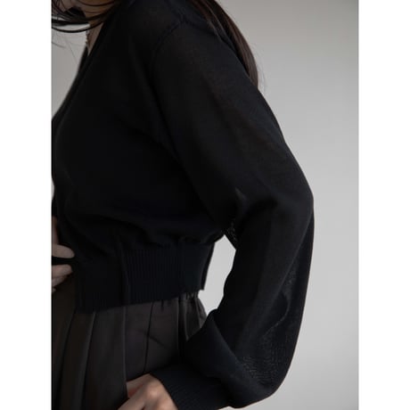 《予約販売》summer knit minimal cardigan/2colors_nt2048