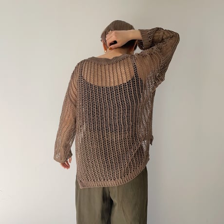 《予約販売》mesh loose knit/3colors_nt0921