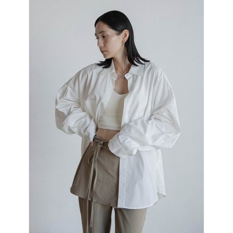 《予約販売》over mannish shirt/2colors_nb0330