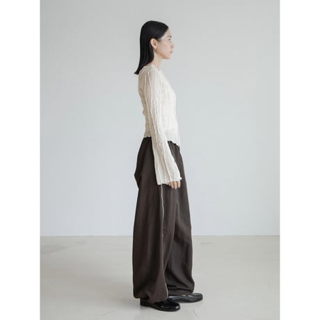《予約販売》sheer accent knit tops/2colors_nt2384