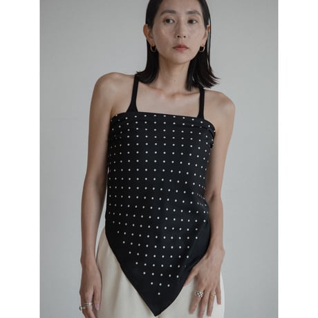 《予約販売》dot pattern mulch scarf/2colors_na0739