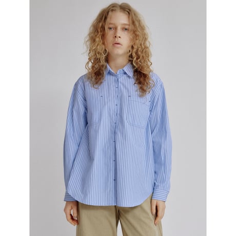 - AUTHENTIC series - stitch accent shirt/3colors_an0051