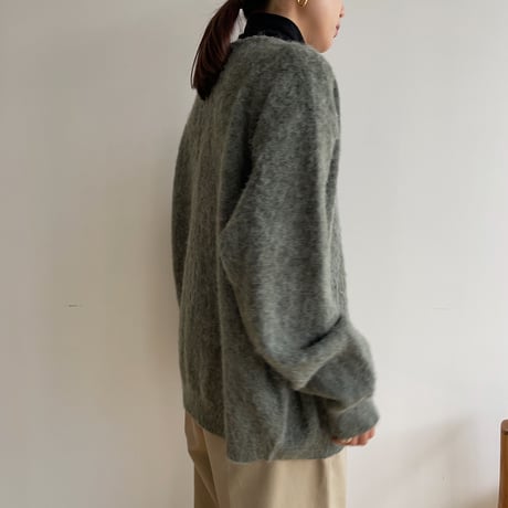 《予約販売》mohair like knit cardigan/2colors(unisex)_nt1538