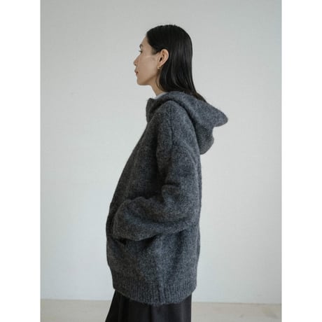 《予約販売》mannish over knit hoodie/2colors_nt2434