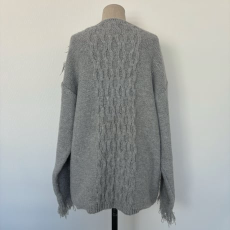《予約販売》damage over knit/3colors_nt1910