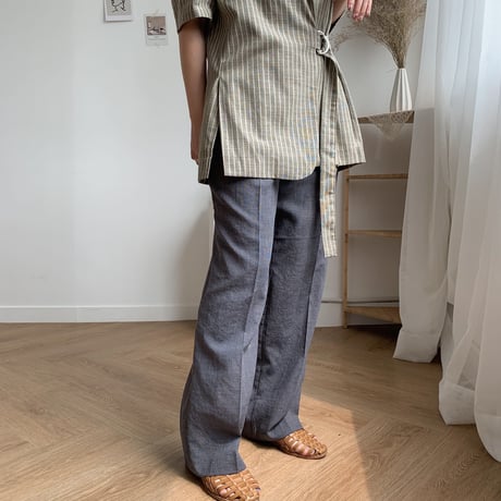 《予約販売》straight long pants/2colors_np0057
