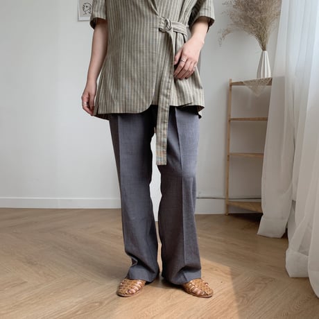 《予約販売》straight long pants/2colors_np0057