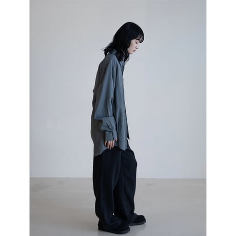 《予約販売》belt wool long pants/2colors_np1059