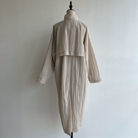 【nokcha original】washer quilting trench coat/ivory_no0120