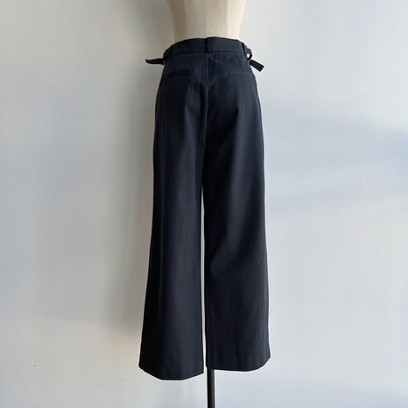 《予約販売》waist buckle twill pants/2colors_np0903