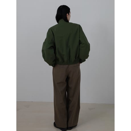 - AUTHENTIC series - neck string jumper/green_an0032