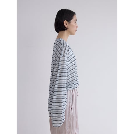 《予約販売》border sheer tops/2colors_nt2526