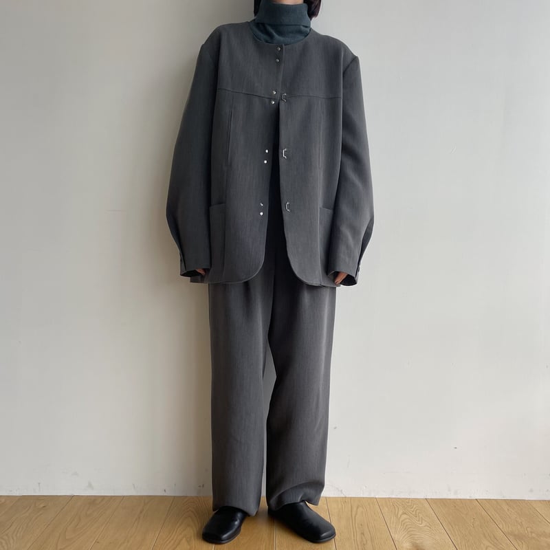 nokcha mannish オーバーサイズジャケット nokcha original】mannish jacket/melange gray_no