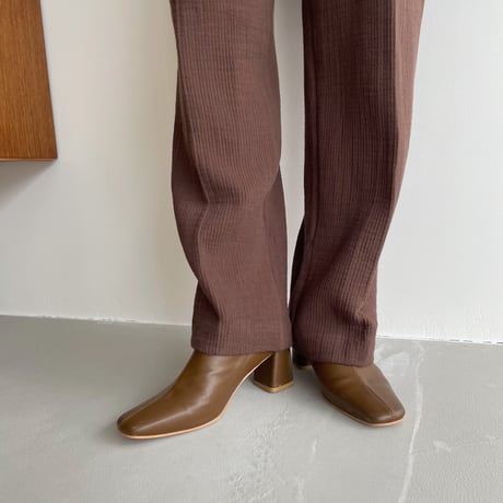 【nokcha original】rincl soft pants/brown_np0467