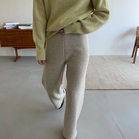 《予約販売》knit lib pants/2colors_np0515