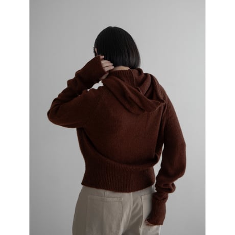 《予約販売》hoodie knit tops/2colors_nt2157