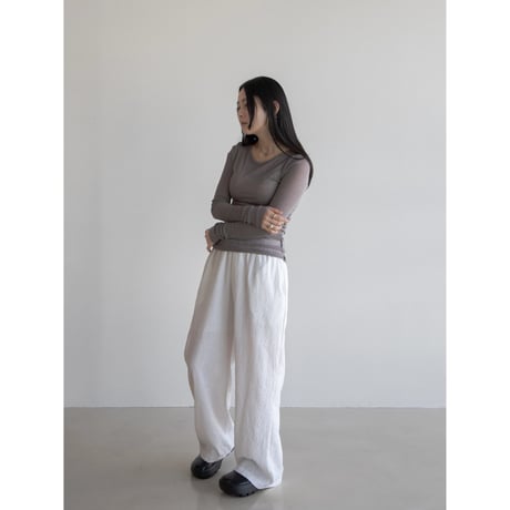 《予約販売》pattern jacquard pants/2colors_np0969
