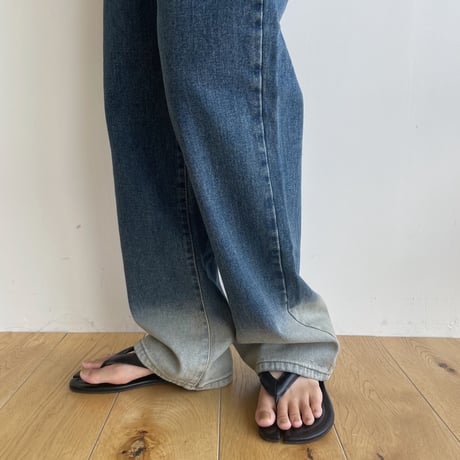 《予約販売》vintage like accent jeans/2colors_nj0083